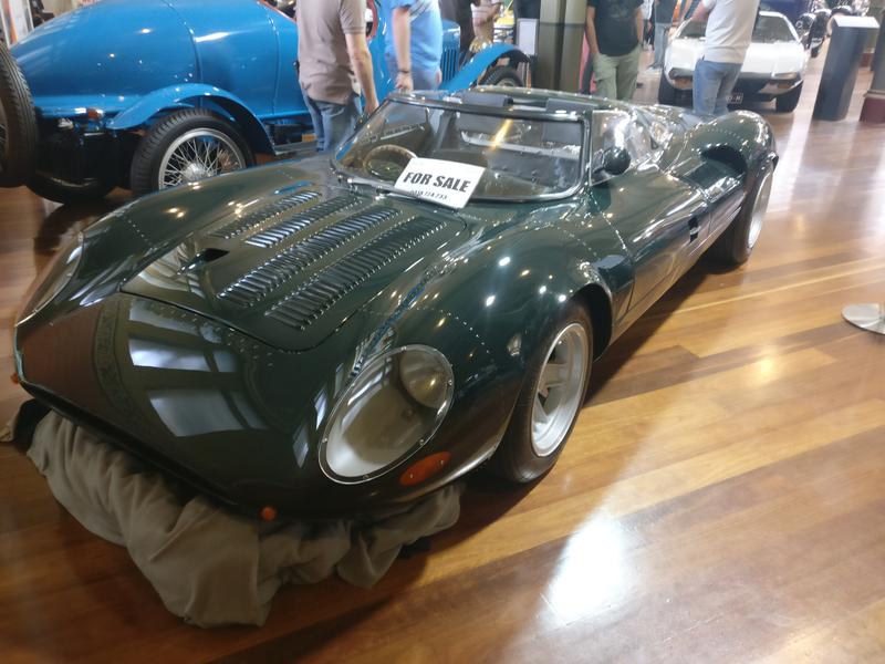 There TWO of these in these photos. Jaguar only built one and it was destroyed. TWO!Imagine that open roof, V12 screaming behind your ear. Of all the cars here, I’d take this.
